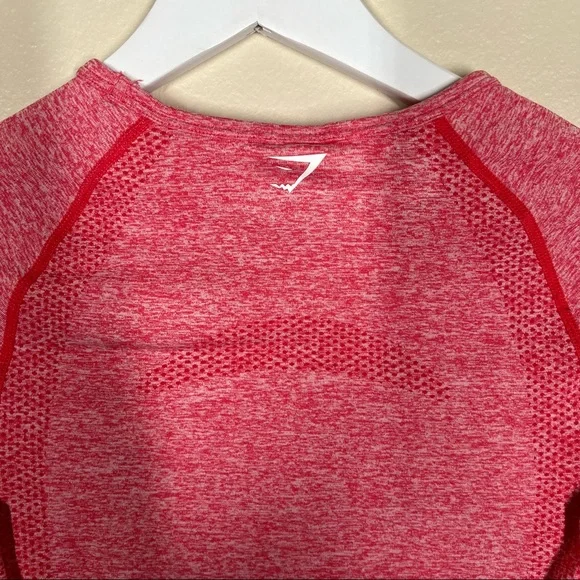 Gymshark Womens Vital Seamless Long Sleeve Cropped Shirt Size XS - Picture 6 of 7